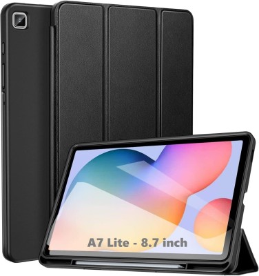 Eleqzun Flip Cover for Samsung Galaxy Tab A7 Lite 8.7 inch(Black)