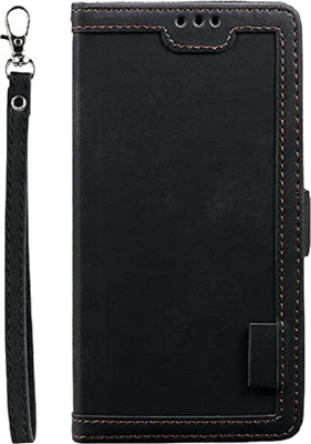 Trounce Flip Cover for Realme 10 Pro(Black, Cases with Holder, Pack of: 1)