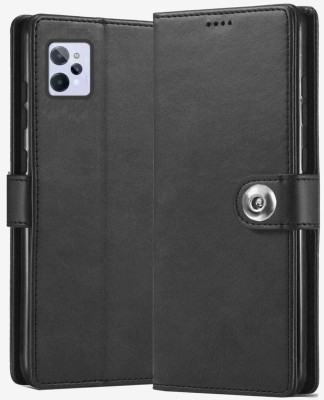 Worth Buy Flip Cover for Realme C31 | Leather Case | (Flexible, Shock Proof Back Cover |(Black, Shock Proof, Pack of: 1)