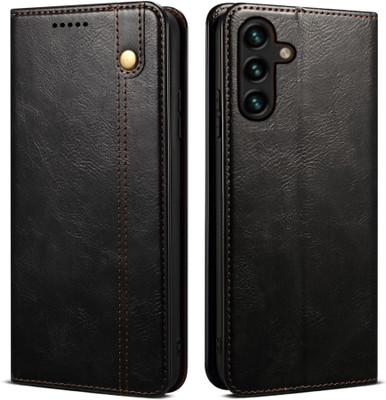 GoPerfect Flip Cover for Samsung Galaxy S24 FE 5G |No.1 Top Trending Business Series | Wallet Back Cover(Black, Magnetic Case, Pack of: 1)