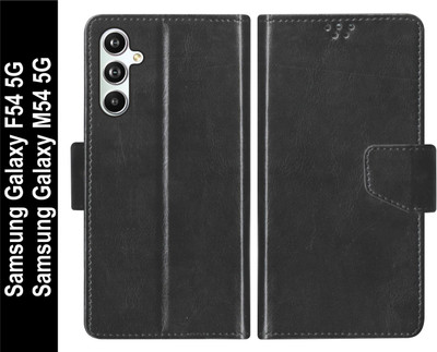 SBMS Flip Cover for SAMSUNG Galaxy F54 5G / Samsung M54 5G(Black, Shock Proof, Pack of: 1)