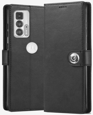 ComboArt Flip Cover for Motorola Moto Edge 20 Pro(Black, Camera Bump Protector, Pack of: 1)