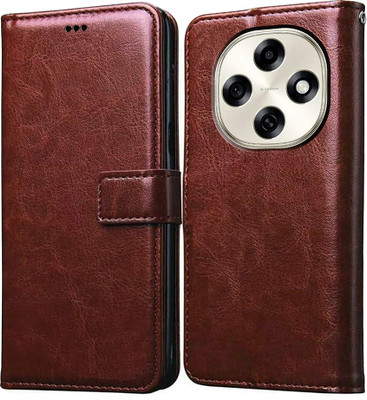 Casotec Flip Cover for Oppo F31 Pro 5G(Brown, Pack of: 1)