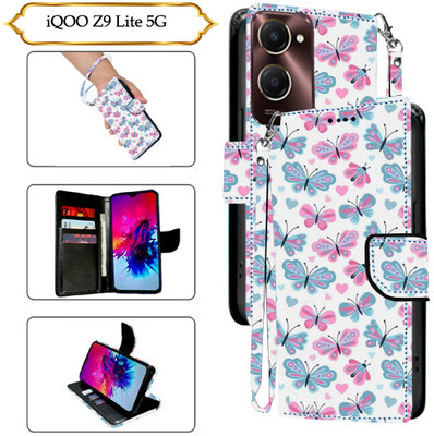 SALGO Flip Cover for IQOO Z9 Lite 5G(White, Pack of: 1)