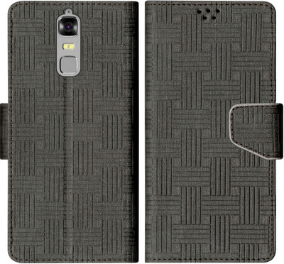 SBMS Flip Cover for Zte Blade A2 Plus Back Cover Case with Magnatic Closure(Black, Shock Proof, Pack of: 1)