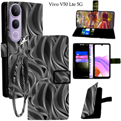 Toklot Flip Cover for Vivo V50 Lite 5G(Black, Pack of: 1)