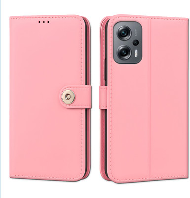 Unirock Flip Cover for Redmi K50i 5G(Pink, Dual Protection, Pack of: 1)