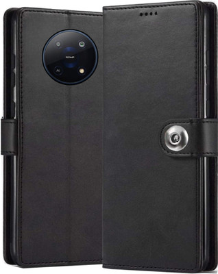 Snapcase Wallet Case Cover for Techno Spark Go 1 5G(Black, Flexible, Pack of: 1)