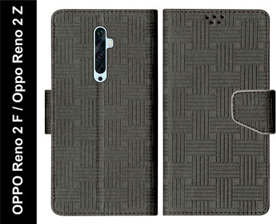 SBMS Flip Cover for Oppo Reno 2 Z / Reno2 Z / Reno2 F / Reno 2 F(Black, Shock Proof, Pack of: 1)