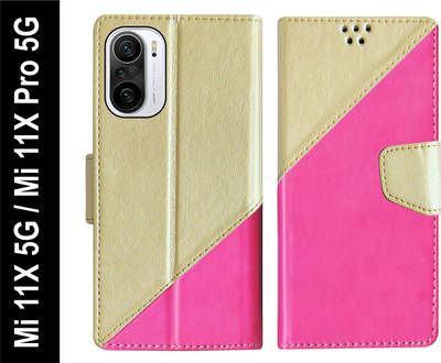 SBMS Flip Cover for Xiaomi Mi 11X Pro 5G / Mi 11X 5G Back Cover Case with Magnatic Closure(Pink, Shock Proof, Pack of: 1)
