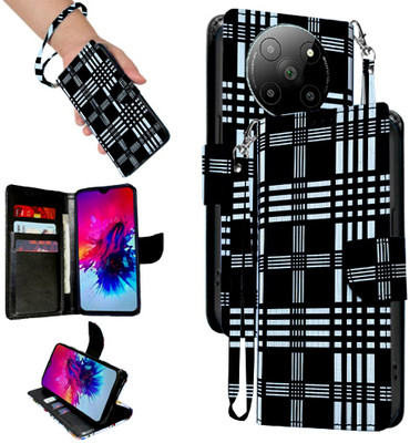 Cutemart Flip Cover for Lava Agni 2 5G(Black, Pack of: 1)