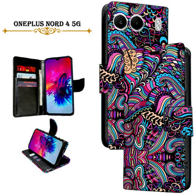 Mxkart Flip Cover for OnePlus Nord 4 5G(Purple, Pack of: 1)