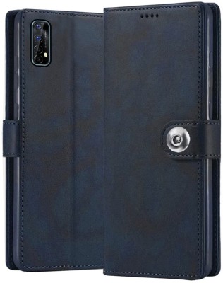 UsetoKrt Flip Cover for Realme Narzo 20 Pro Realme 7(Blue, Dual Protection, Pack of: 1)