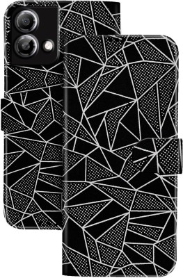 Knotyy Flip Cover for Lava O2(Black, Dual Protection, Pack of: 1)