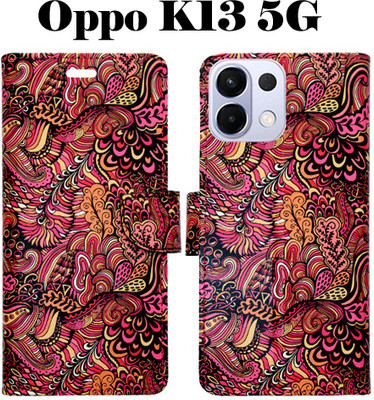 Toklot Flip Cover for Oppo K13 5G(Red, Pack of: 1)
