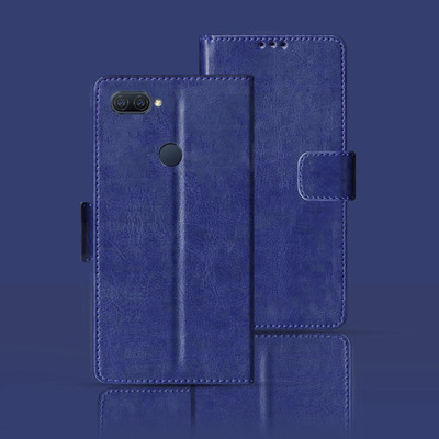 Kalua Mall Flip Cover for OPPO A12(Blue, Magnetic Case, Pack of: 1)