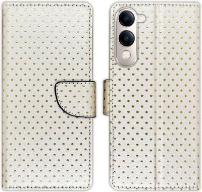 AD Enterprises Flip Cover for Vivo T4 Lite 5G/ Vivo Y19E 4G/ iQ-Z10 Lite(White, Magnetic Case, Pack of: 1)