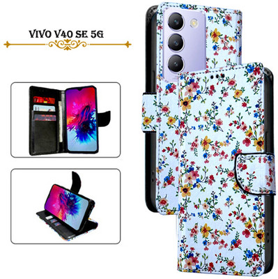 PARGO Flip Cover for Vivo V40 SE 5G(White, Pack of: 1)