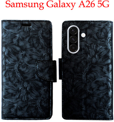 Toklot Flip Cover for Samsung Galaxy A26 5G(Black, Pack of: 1)