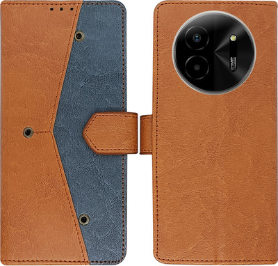 Dhar Flips Flip Cover for Lava blaze X 5G(Brown, Magnetic Case, Pack of: 1)