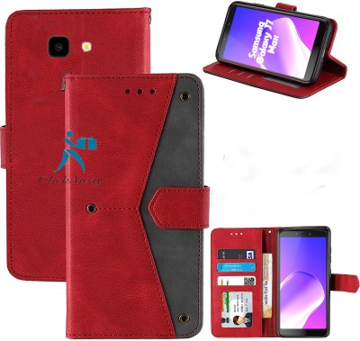 ClickAway Flip Cover for Samsung Galaxy J7 Max(Red, Shock Proof, Pack of: 1)