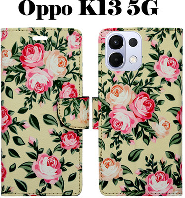 Mxkart Flip Cover for Oppo K13 5G(Yellow, Pack of: 1)