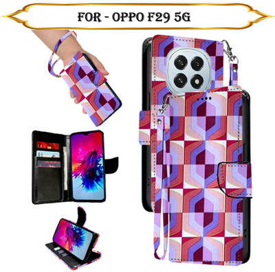 Cutemart Flip Cover for OPPO F29 5G(Multicolor, Pack of: 1)