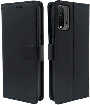 Frazil Flip Cover for Mi Redmi 9 Power, Poco M3(Black, Cases with Holder, Pack of: 1)