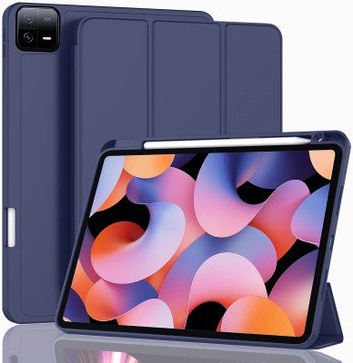TGK Flip Cover for Xiaomi Pad 6 11.0 inch(Blue, Stand, Pack of: 1)