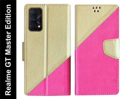SBMS Flip Cover for realme GT Master Edition Back Cover Case with Magnatic Closure | Card & Money Pocket(Pink, Shock Proof, Pack of: 1)