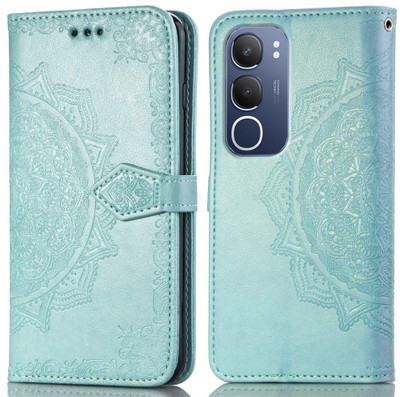 Clickcase Flip Cover for vivo Y29 5G(Green, Dual Protection)