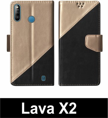 SScase Flip Cover for Lava X2 Multicolor(Black, Shock Proof, Pack of: 1)