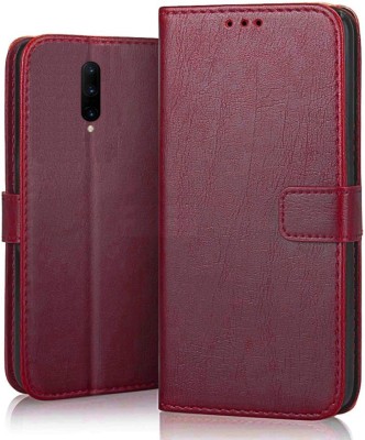 GoPerfect Flip Cover for OnePlus 7 Pro(Red, Dual Protection, Pack of: 1)