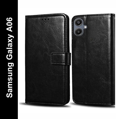 Wynhard Flip Cover for Samsung Galaxy A06(Black, Grip Case, Pack of: 1)