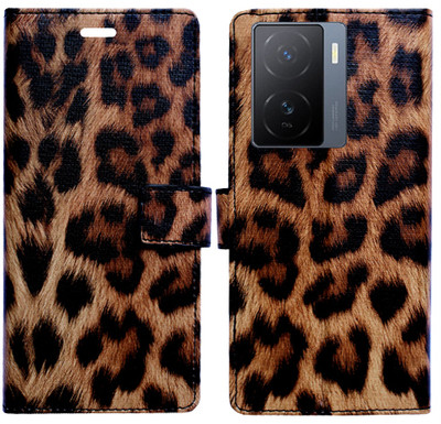 Toklot Flip Cover for iQoo Z7 5G(Black, Brown, Pack of: 1)