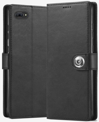 Gaffar Wale Flip Cover for Realme C1(Black, Dual Protection, Pack of: 1)