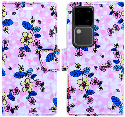 Toklot Flip Cover for Vivo S18 5G(Pink, Pack of: 1)