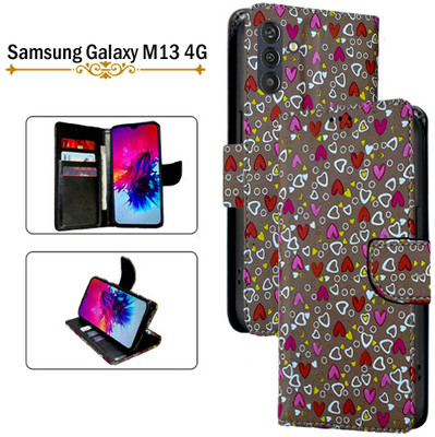 PARGO Flip Cover for Samsung Galaxy M13 4G(Brown, Pack of: 1)