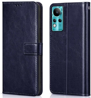 Coverage Flip Cover for Infinix Note 11(Blue, Magnetic Case, Pack of: 1)
