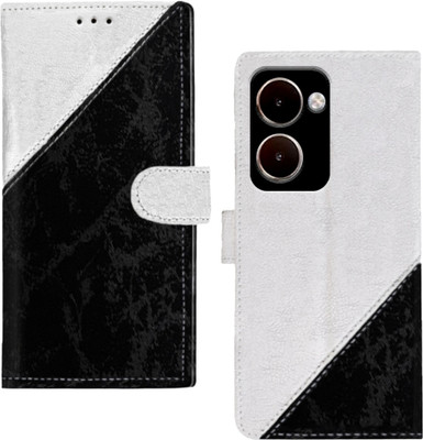 Flipkart SmartBuy Flip Cover for RealMe P3 Ultra 5G, realme P3 Ultra 5G(White, Black, Dual Protection, Pack of: 1)