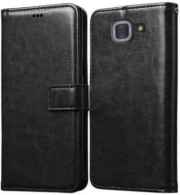 AKSP Flip Cover for Samsung Galaxy J7 Max Card Pockets Wallet & Stand(Black, Dual Protection, Pack of: 1)