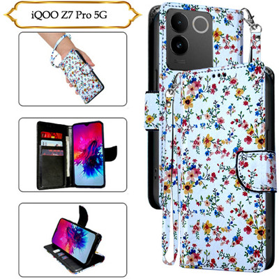 PARGO Flip Cover for iQOO Z7 Pro 5G(White, Pack of: 1)