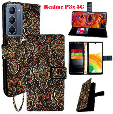 Shanno Entarprises Flip Cover for realme P3x 5G(Brown, Pack of: 1)