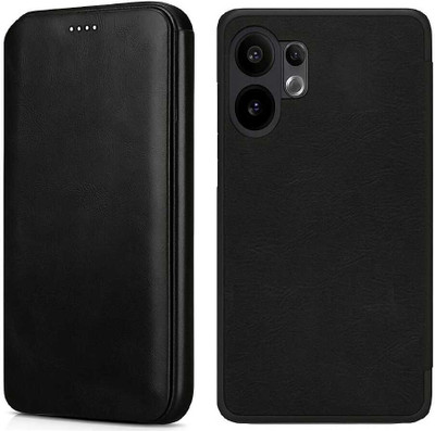 HITFIT Flip Cover for vivo X200 FE 5G(Black, Grip Case, Pack of: 1)