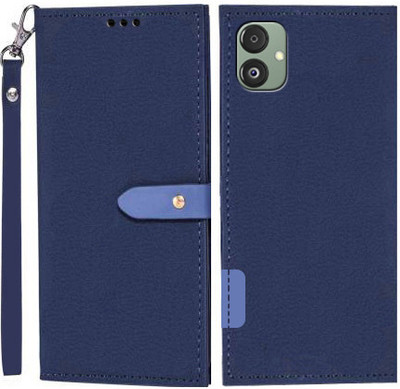YAYAVAR Flip Cover for Samsung Galaxy F14 5G(Blue, Grip Case, Pack of: 1)