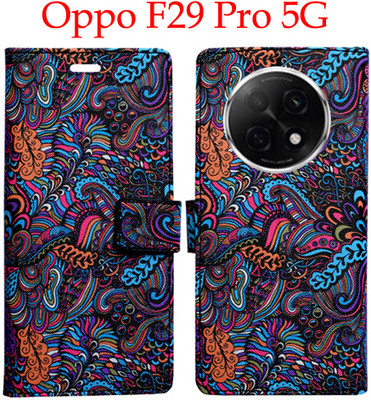 Mxkart Flip Cover for Oppo F29 Pro 5G(Multicolor, Pack of: 1)
