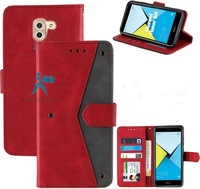 ExclusivePlus Flip Cover for Micromax IN 2B(Red, Dual Protection, Pack of: 1)