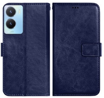 CASECRAFT Back Cover for Vivo T2X 5G, V2253 Rubber Tpu Inside(Blue, Dual Protection, Pack of: 1)