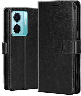 CYOR Flip Cover for VIVO T1 PRO 5G(Black, Pack of: 1)