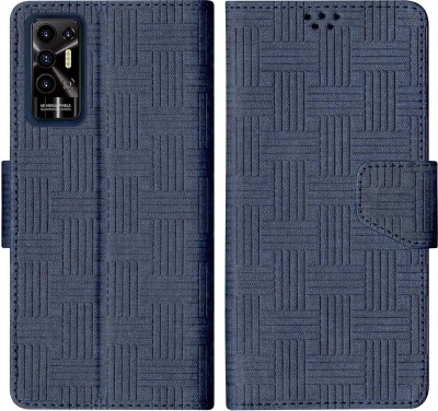 SScase Flip Cover for TECNO POVA 2(Blue, Shock Proof, Pack of: 1)